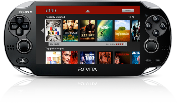 netflix on ps vita